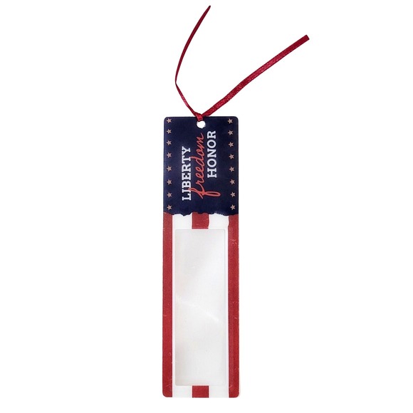 Other - Vintage Y2K Patriotic Magnifying Bookmark- ribbon tassel - Liberty Freedom Honor